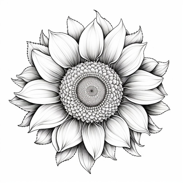 rysunek kwiatu z napisem "kwiat".