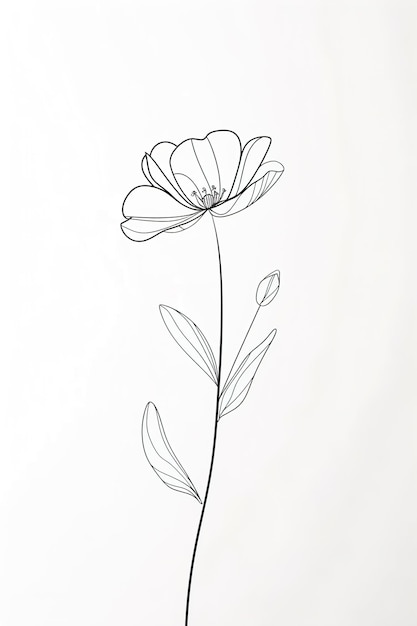 Zdjęcie rysunek kwiatu z słowami dandelion na nim