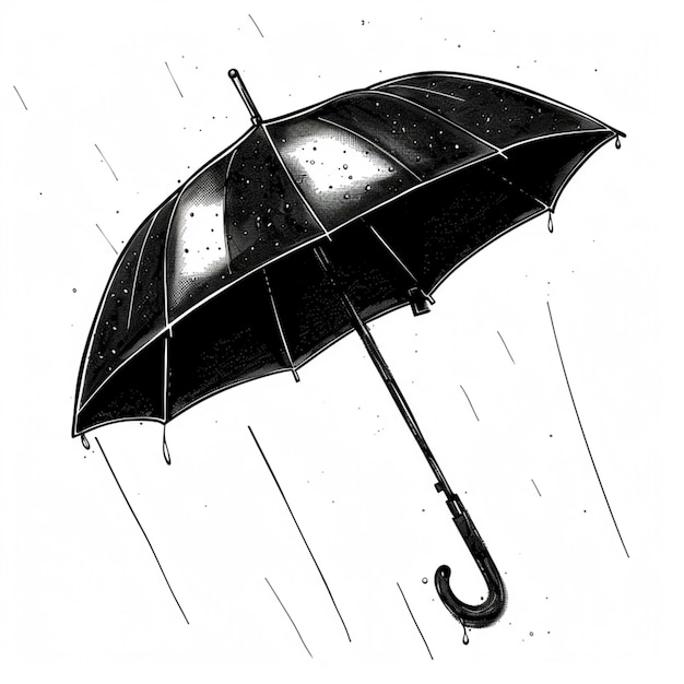 rysunek parasola