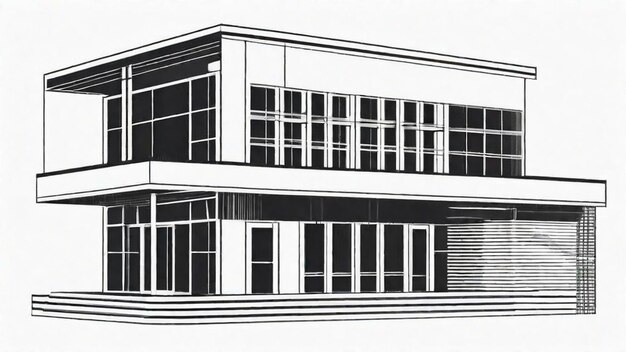 Rysunek planu konstrukcji architektonicznej