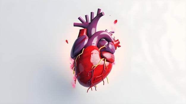 Rysunek serca z napisem serce