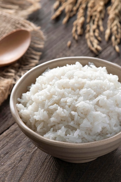 Ryż azjatycki Ryż wietnamski to najlepszy ryż w Azji. Zdjęcie w wysokiej rozdzielczości
