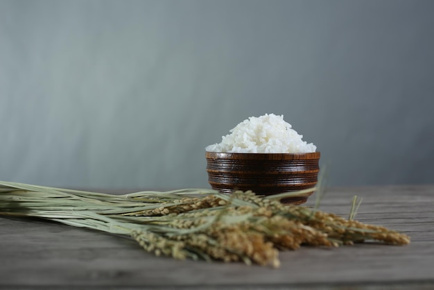Ryż azjatycki Ryż wietnamski to najlepszy ryż w Azji. Zdjęcie w wysokiej rozdzielczości