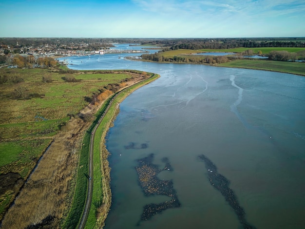 Rzeka Deben w pobliżu Woodbridge