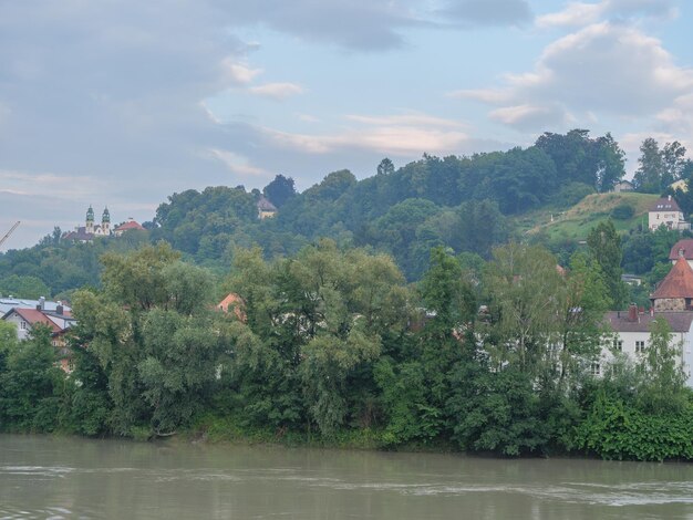 Rzeka Dunaj w Austrii.