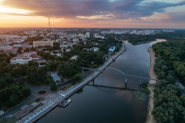 Rzeka Soż miasto Homel