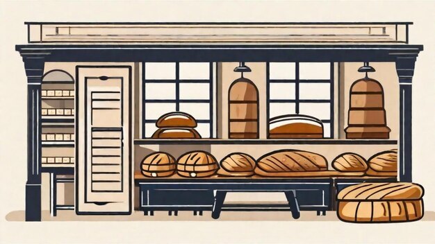 Rzemieślnicze pieczenie chleba w piekarni