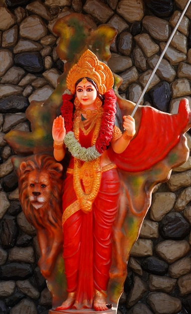 rzeźba Bharat Mata 30112023 Nanital Uttrakhand Indie