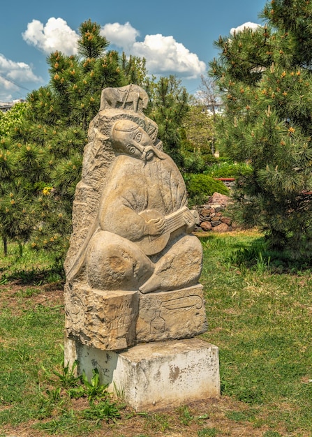 Rzeźby w Primorsky parku Chernomorsk Ukraina