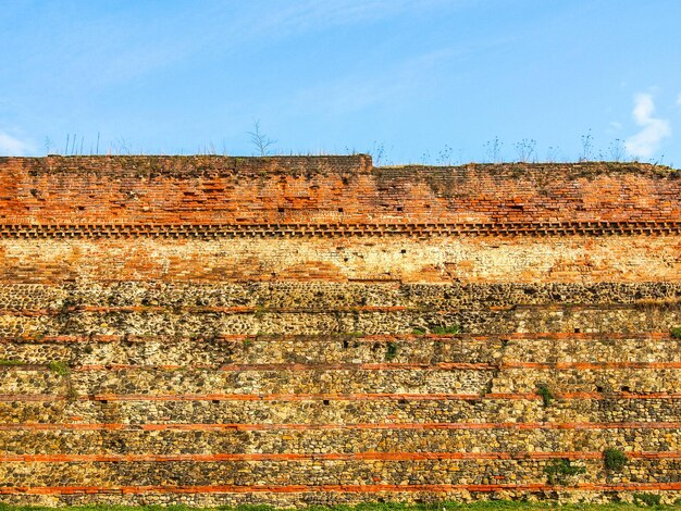 Rzymski mur HDR Turyn