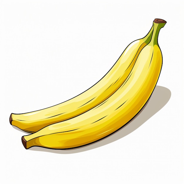Zdjęcie są dwa banany, które siedzą obok siebie.
