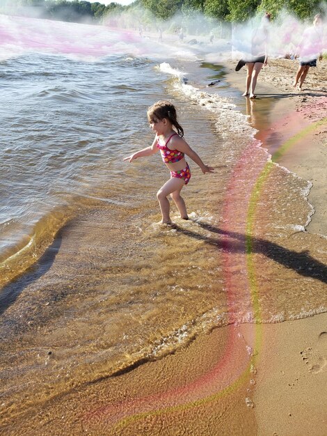 Sakura Na Plaży W Północnej Zatoce Ontario