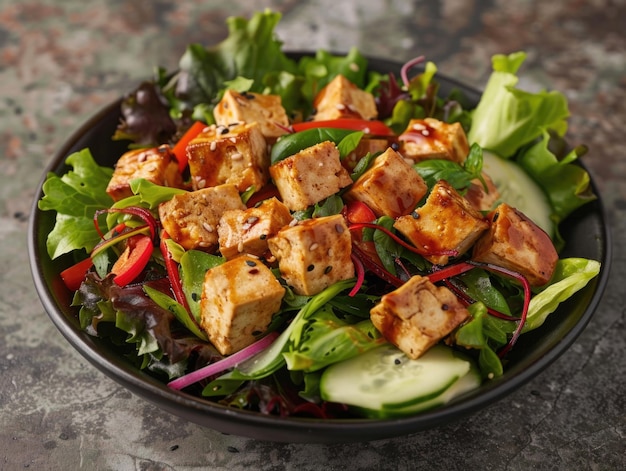 Sałatka z tofu