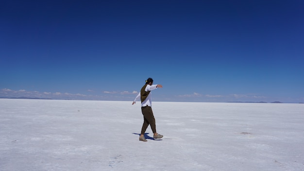 Salt Lake Uyuni w Boliwii