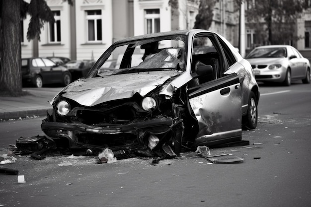 Samochód z napisem auto