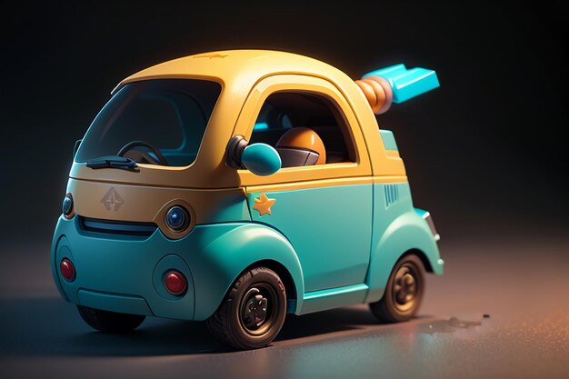 Samochodzik dla dzieci Dzieci lubią prezent Model samochodu Tapeta Tło Ilustracja Samochód zdalnie sterowany HD