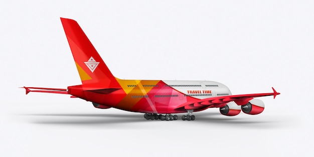 Samolot 3D renderowania