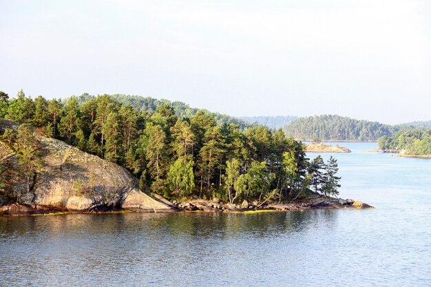 Samotna wyspa w Archipelagu Szwedzkim