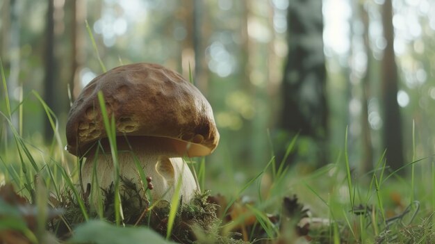 Samotny las Boletus