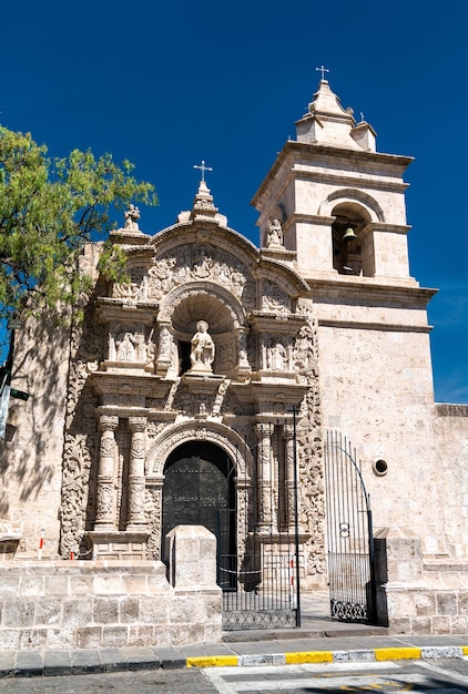 San juan bautista kościoła yanahuara w arequipa peru