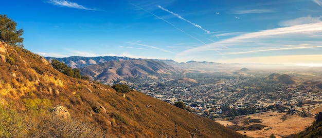 San Luis Obispo widziany ze szczytu Cerro