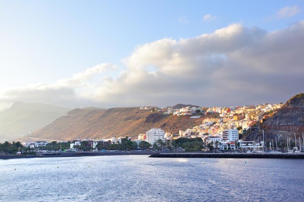 San Sebastian De La Gomera O Zachodzie Słońca, Wyspy Kanaryjskie