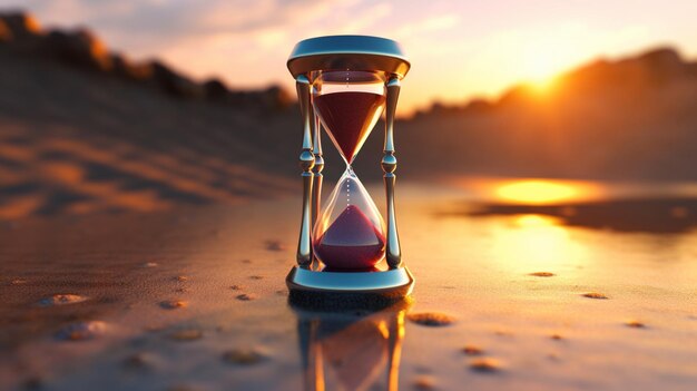 Zdjęcie sand timer hd 8k tapeta zdjęcie fotograficzne