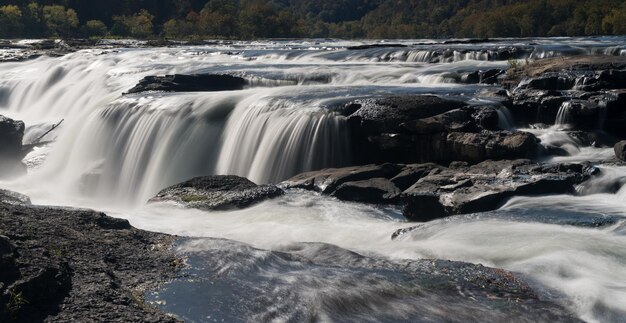 Sandstone Falls na New River Summers County Zachodnia Wirginia