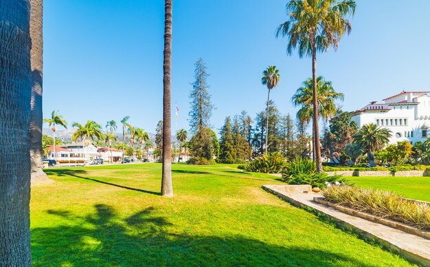 Zdjęcie santa barbara sunken gardens kalifornia