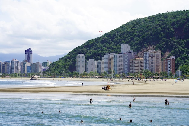 SANTOS BRAZYLIA 16 MARCA 2023 Plaże Sao Vicente i Santos Sao Paulo Stan Brazylia