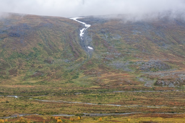 Sarek National Park W Laponii Z Lotu Ptaka