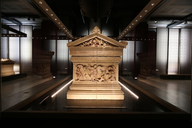 Sarkofag Aleksandra w Stambule Muzea Archeologiczne Stambuł Turcja