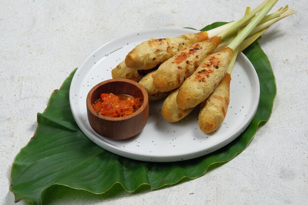 sate lilittradycyjna indonezyjska kulinarna balijska