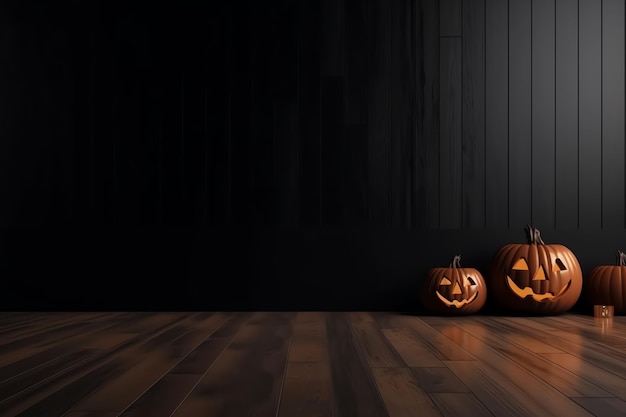 Scena cmentarza Halloween nawiedzający koszmar hallowen tło kreskówki horror zamek