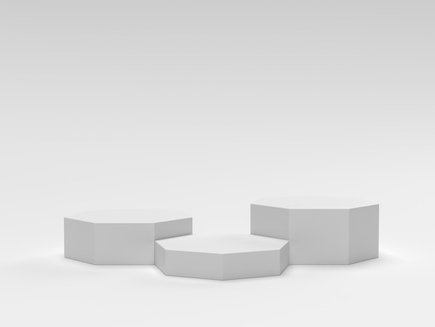 Zdjęcie scena minimalne geometryczne tło kosmetyczne podium do prezentacji produktu