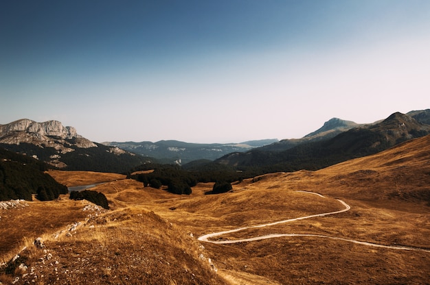 Sceniczny Widok Piękny Krajobraz Z Górami