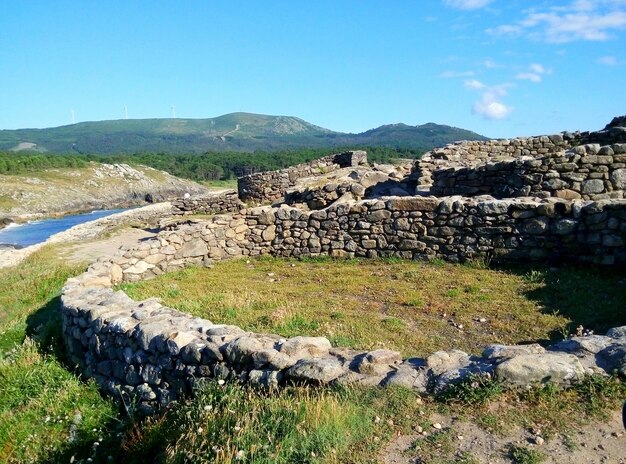 Sceniczny Widok Pola Na Tle Nieba