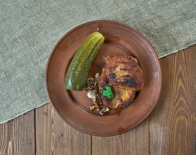 Zdjęcie schwenker - marynowany stek z karkówki saara. kuchnia niemiecka
