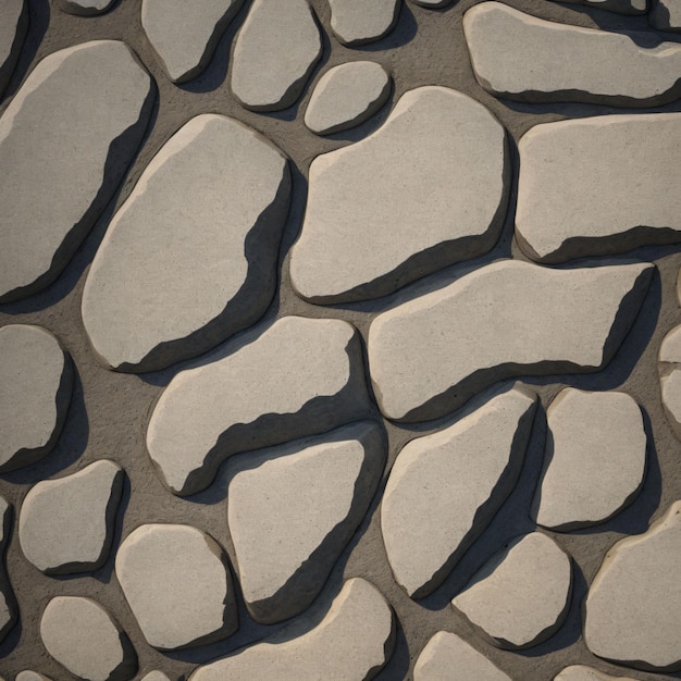 Ściana wykonana ze skał z teksturowanym tłem.