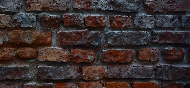 ściana z cegły w stylu vintage