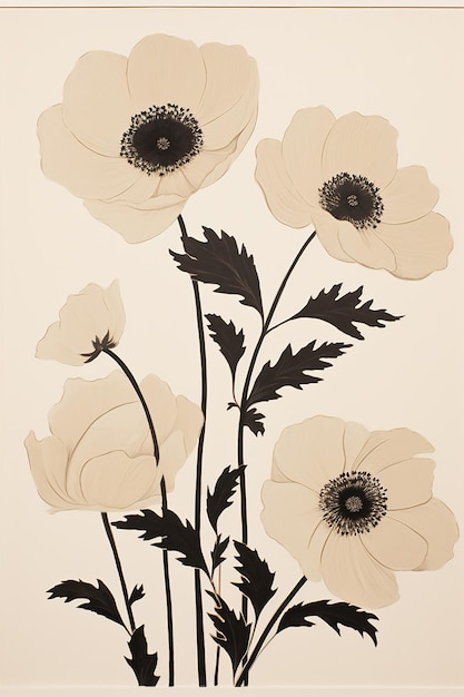 ściana z kwiatami autorstwa artysty Roberta Penneya.