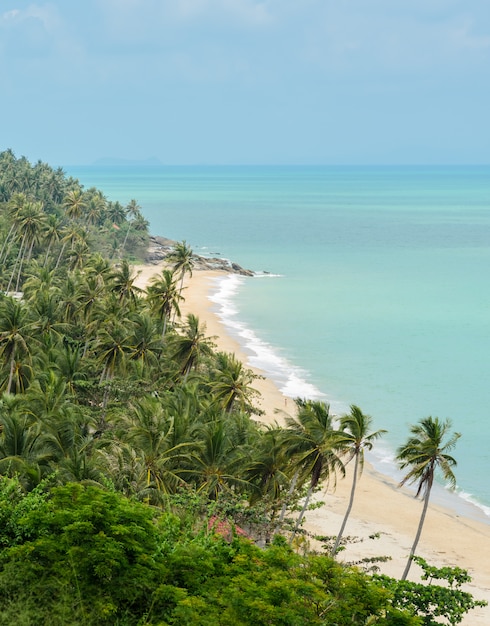 Seascape plaża w Nakhon Si Thammarat, Tajlandia
