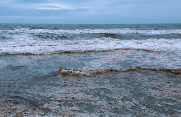 Seascape W Pochmurny Dzień