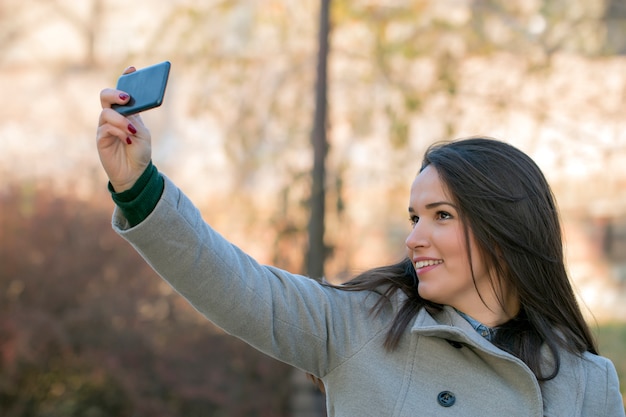 Selfie na ulicy