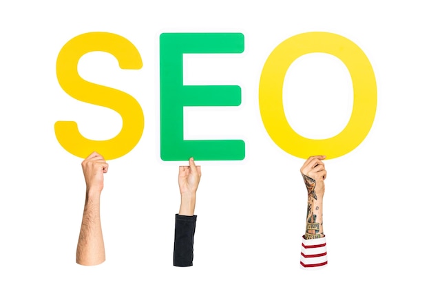 SEO słowo png element przejrzyste tło