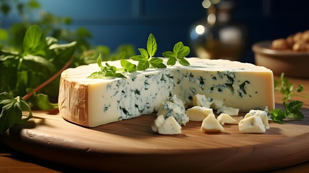 Ser Gorgonzola na talerzu Generatywny AI