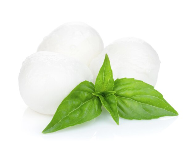 Ser mozzarella z bazylią