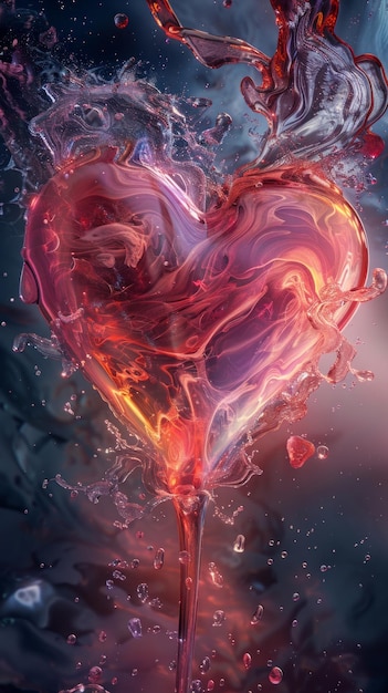 Serce jest symbolem miłości, która nigdy nie może być złamana.