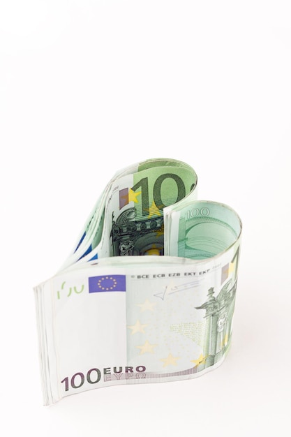 Serce pieniądze euro