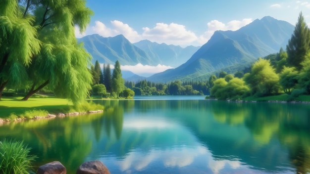 Serene Lake Harmony